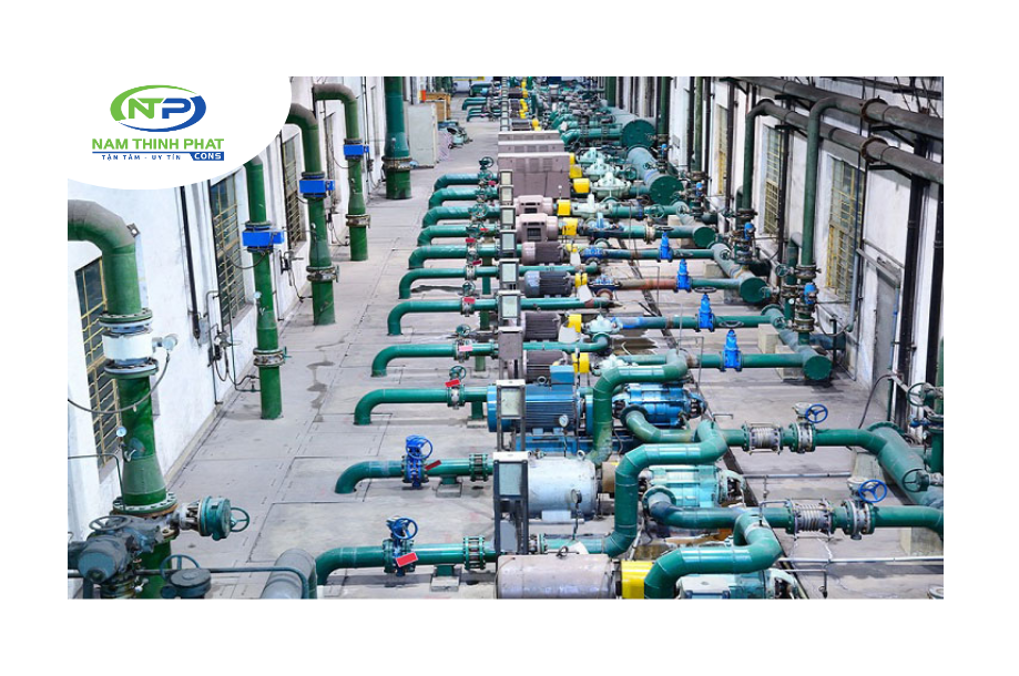 Hình ảnh thực tế của hệ thống cấp thoát nước do Nam Thịnh Phát thực hiện