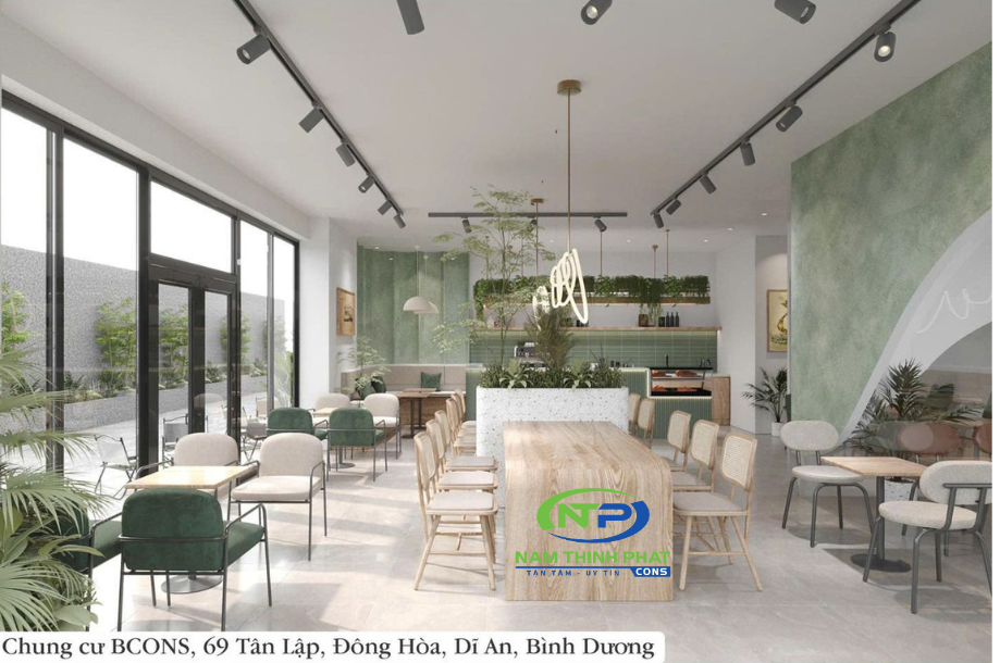 Nam Thịnh Phát Thiết Kế Nội Thất Coffee Way - Làng Đại Học: Không Gian Sáng Tạo và Hiện Đại