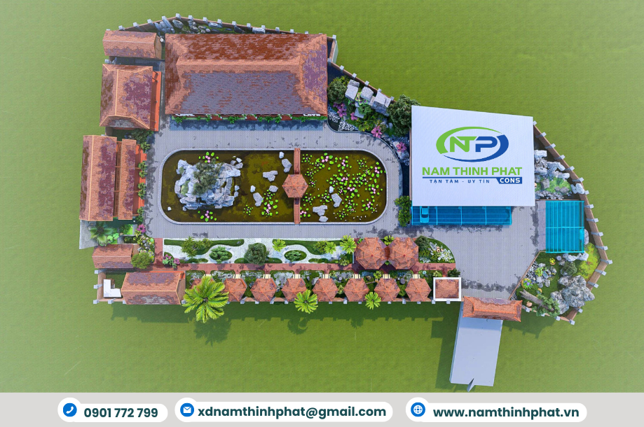 Nam Thịnh Phát Thiết Kế Thi Công Nội Nhà Hàng Hàng Tại Châu Đức - Bà Rịa Vũng Tàu