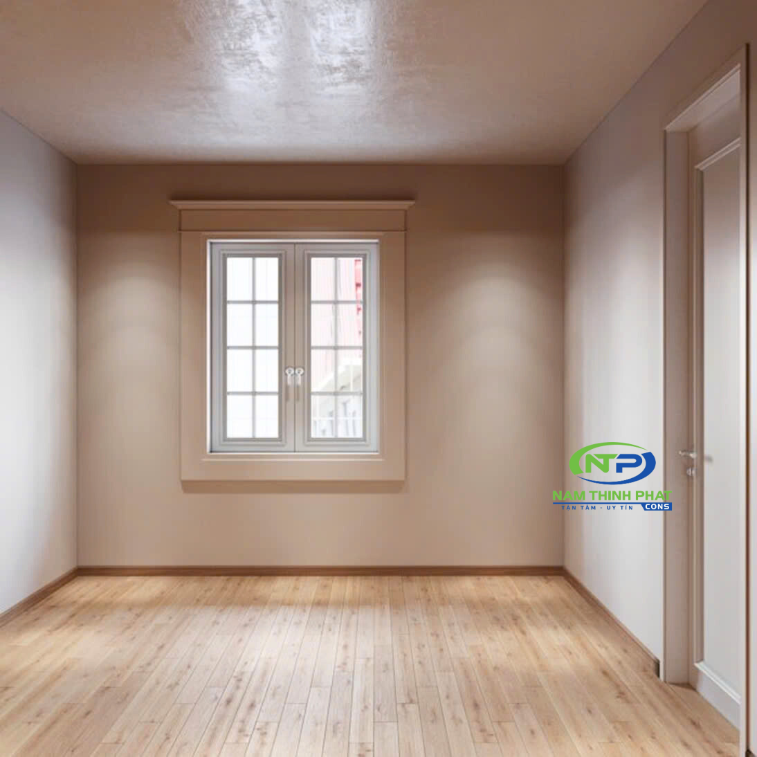 Không gian phòng ngủ sau khi cơi nới rộng ra