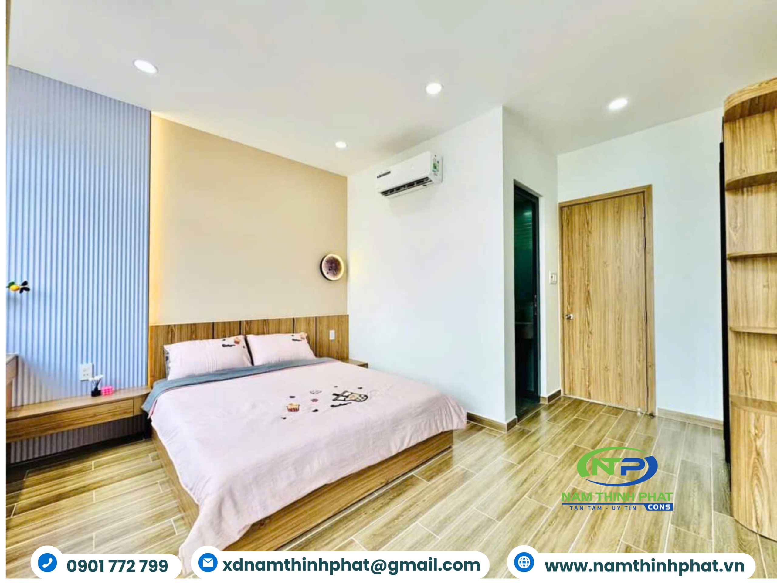 Nam Thịnh Phát Thiết Kế Thị Công Nội Thất Nhà Phố Mang Hơi Thở Phong Cách Địa Trung Hải 