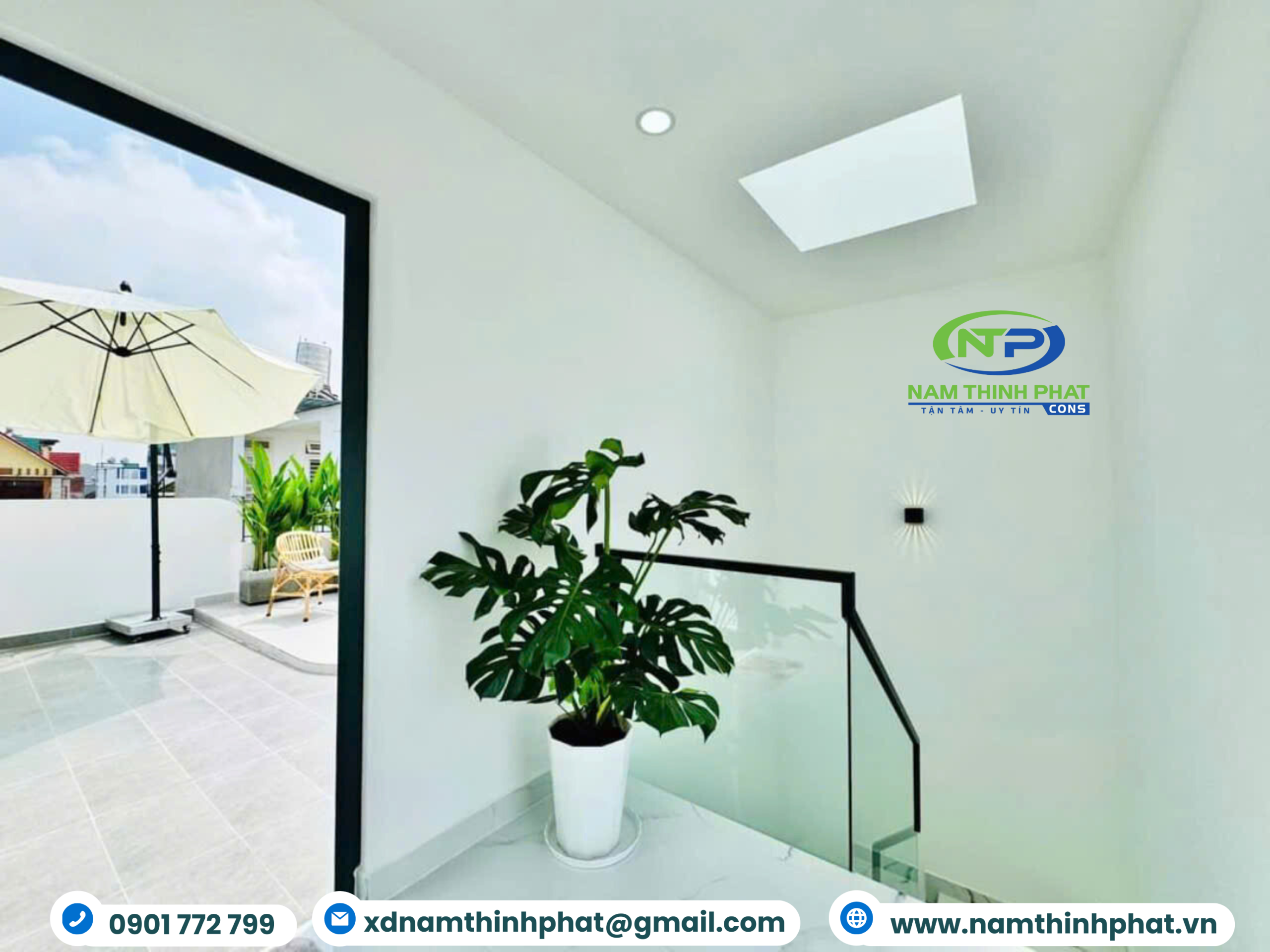 Nam Thịnh Phát Thiết Kế Thị Công Nội Thất Nhà Phố Mang Hơi Thở Phong Cách Địa Trung Hải 