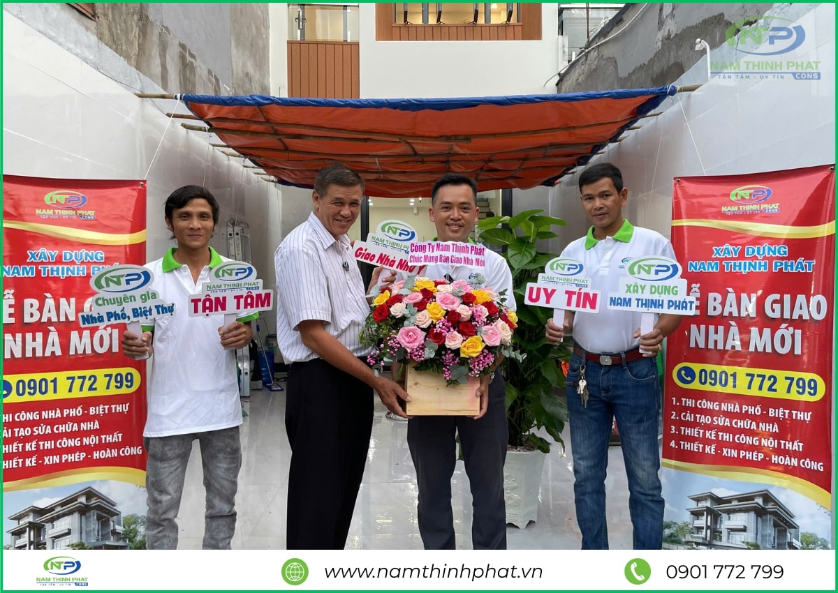 Thi công trọn gói nhà phố