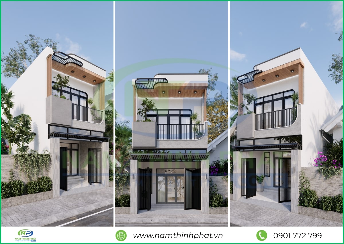 thi công nhà 1 trệt 1 lầu biên hòa