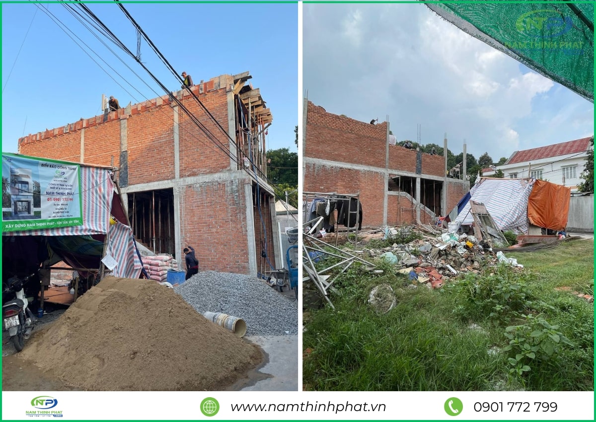 thi công nhà phố