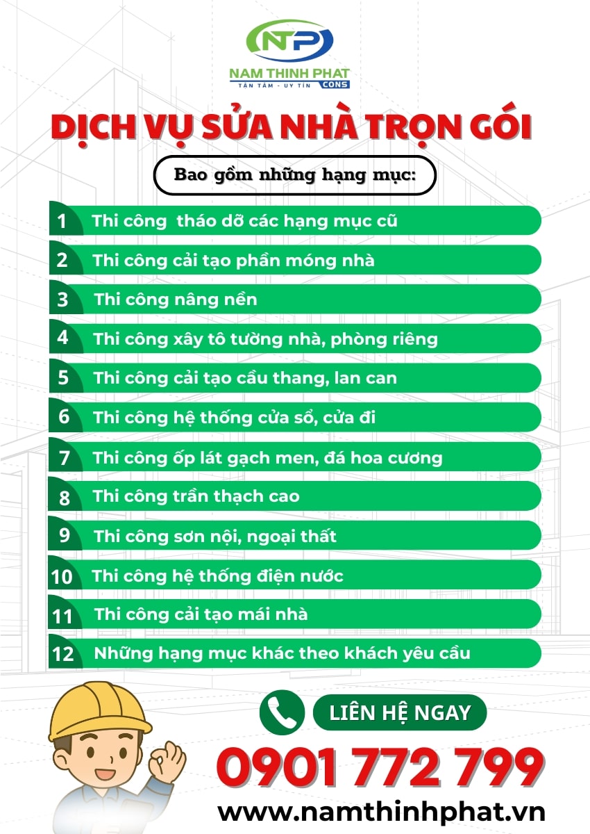 cải tạo sửa chữa nhà