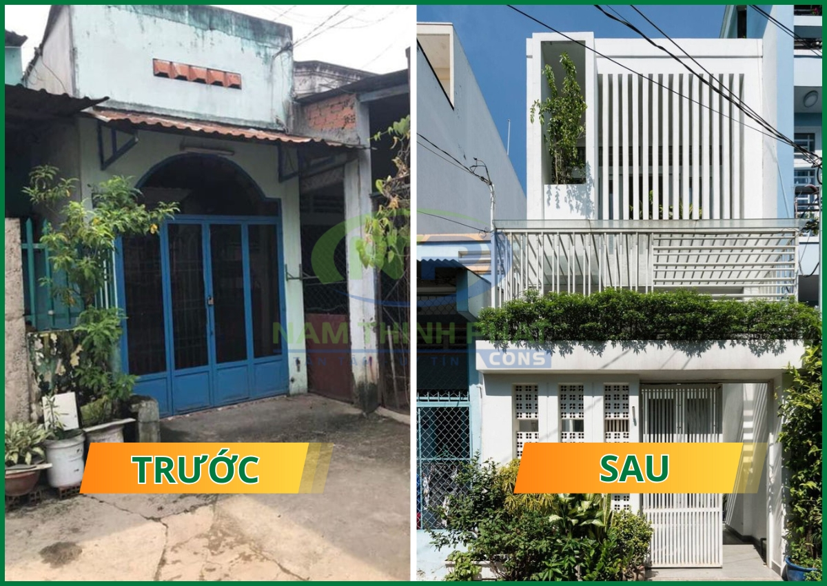 nhà 2 tầng phong cách tân cổ điển