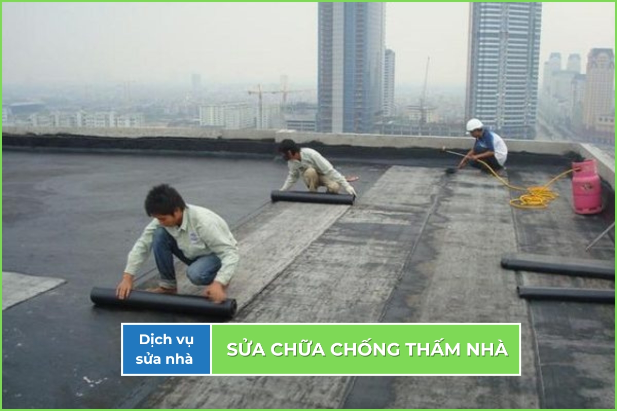 sửa chữa chống thấm nhà