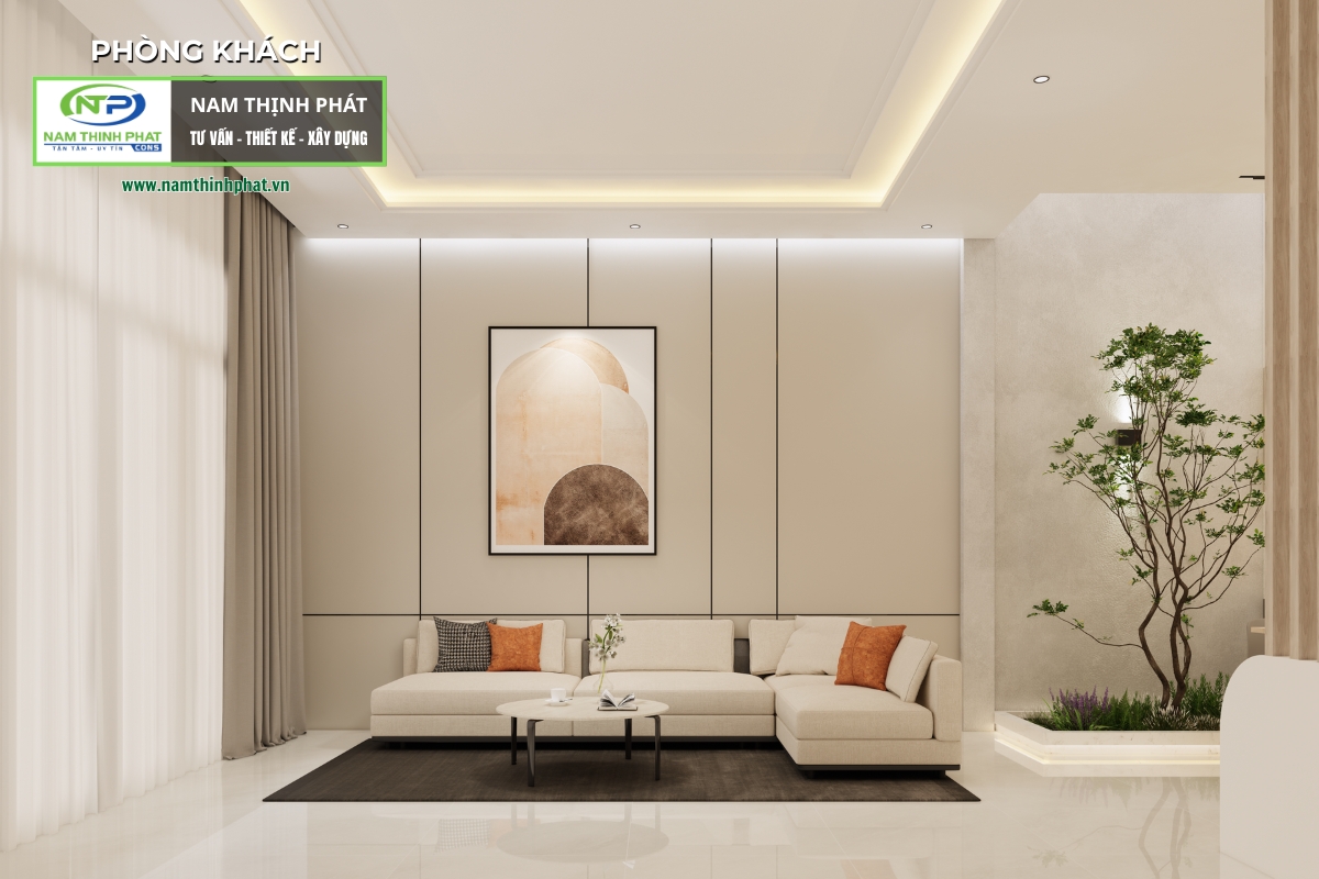 nhà phố 2 tầng hiện đại Long An