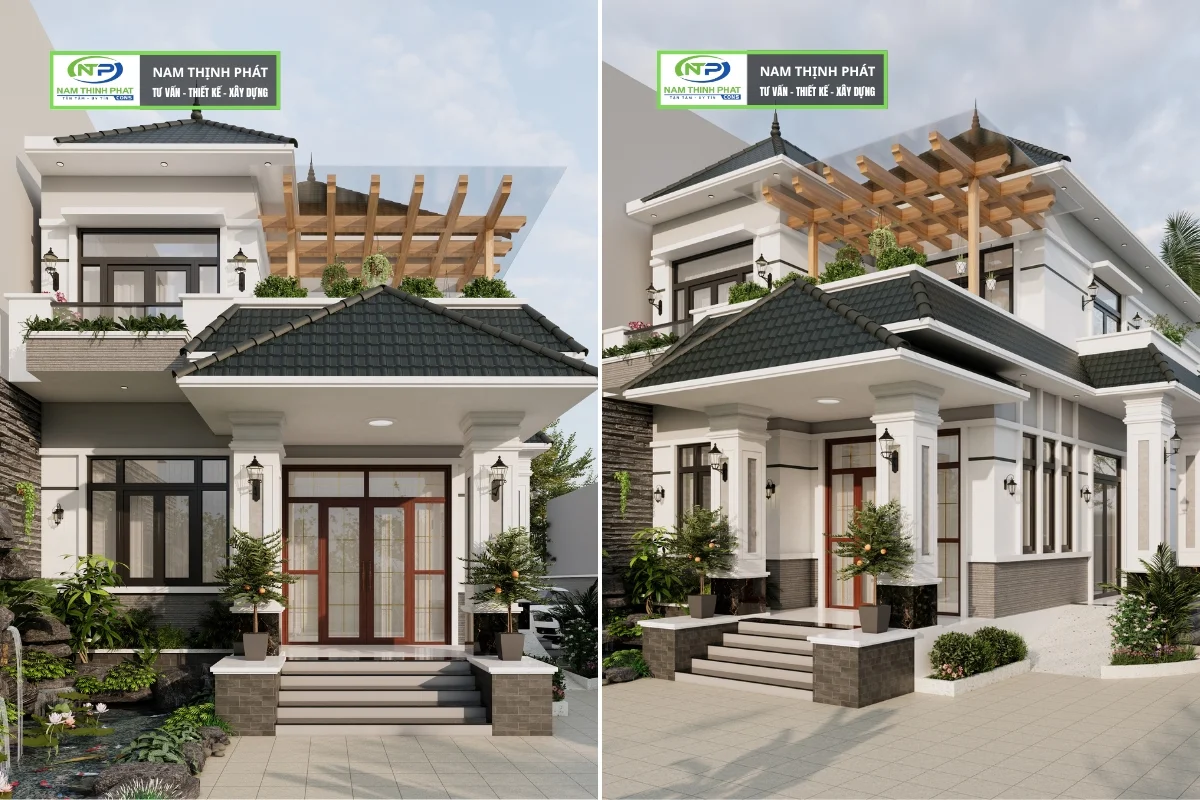 Mặt tiền nhà thiết kế đặc sắc