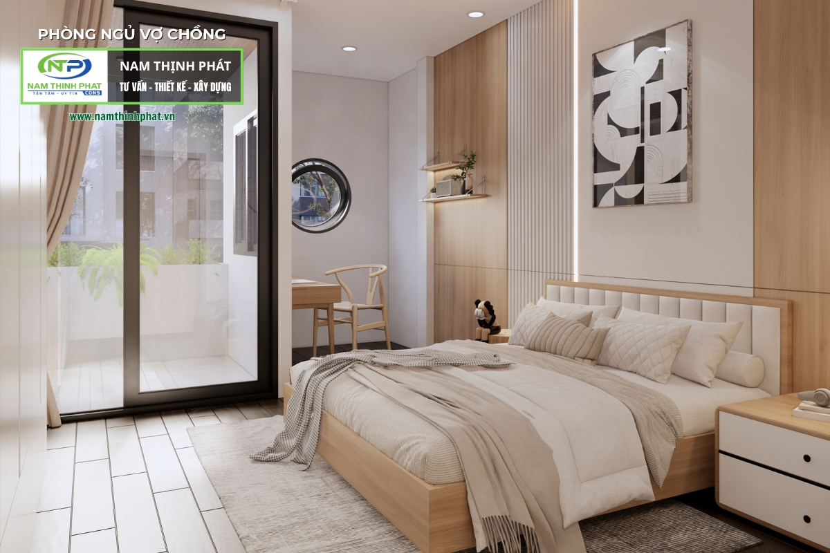 nhà 3 tầng hòa hợp với thiên nhiên