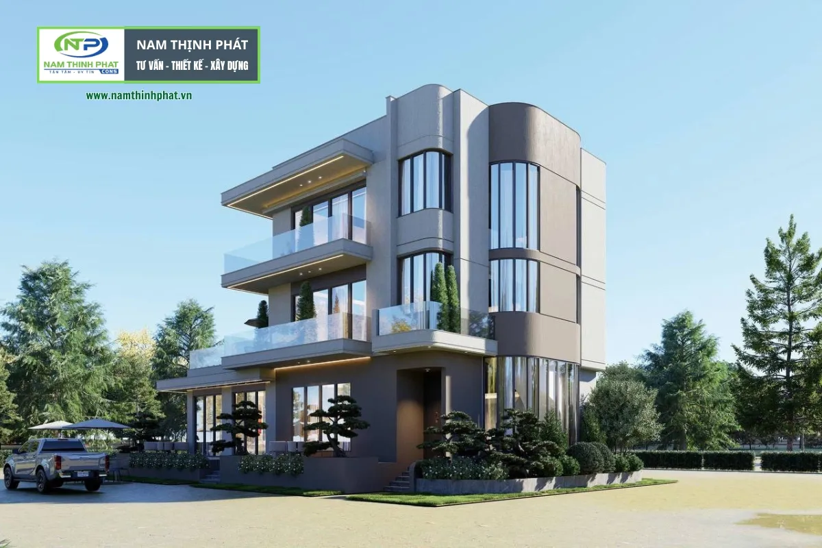 Biệt Thự Vườn 2 Tầng Hiện Đại