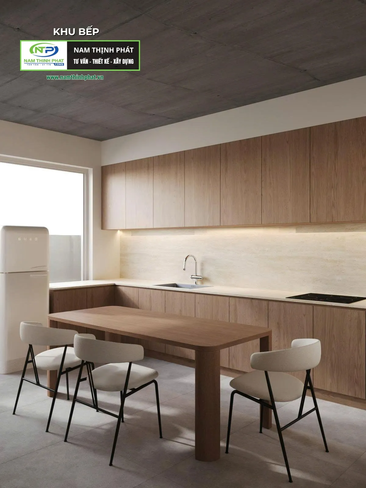 nhà phố 2 tầng tối giản